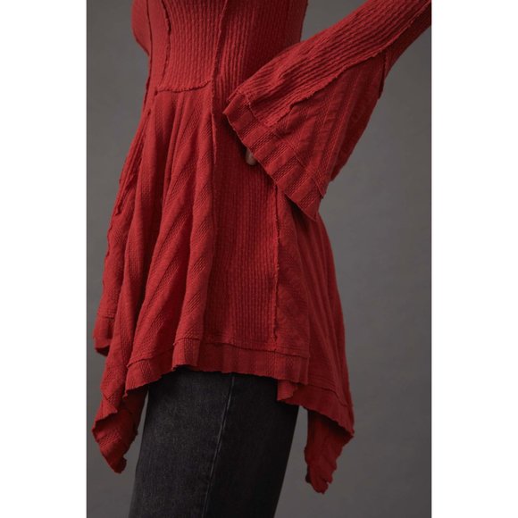 🎉 LAST CHANCE🎉 FREE PEOPLE Primrose Thermal / Faded Rust - Picture 7 of 11
